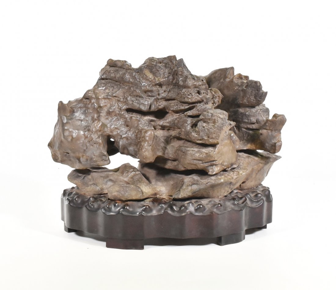 LARGE CARVED CHINESE LINGBI STONE OF ROCKWORKS (1 of 10)