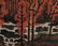 LI KE RAN (1907-1989), RED AUTUMN FOREST, FRAMED - 7