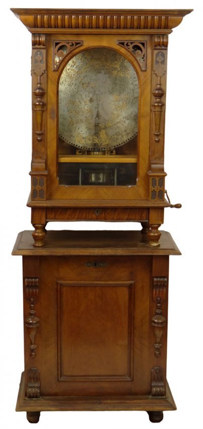 ANTIQUE 19/20TH C. KOMET WALNUT COIN-OP DOUBLE COMB (1 of 8)