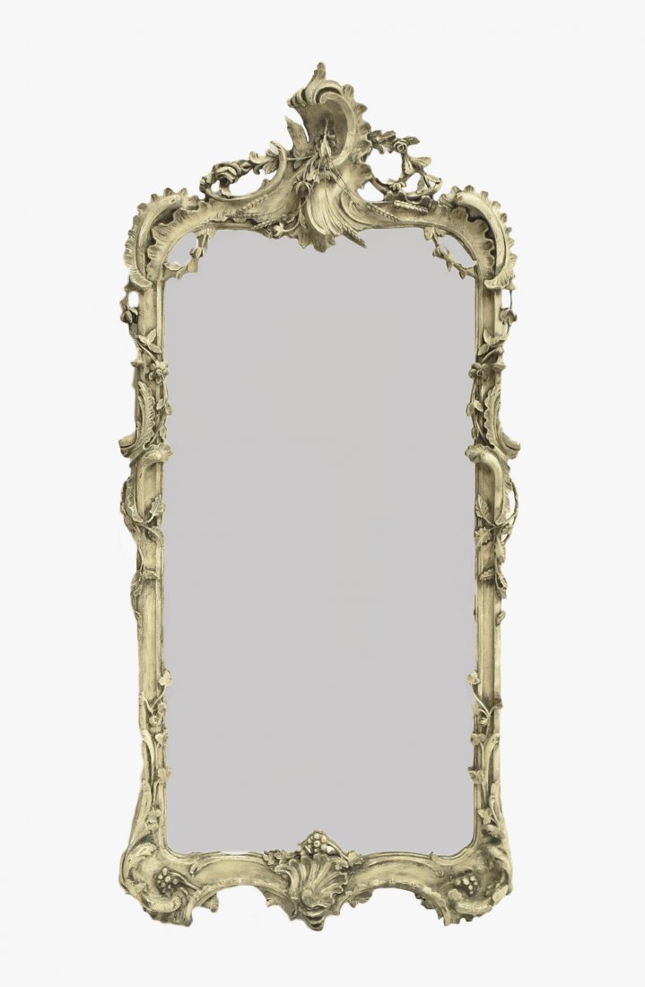 CONTINENTAL ROCOCO PAINT-DECORATED PIER MIRROR (1 of 6)