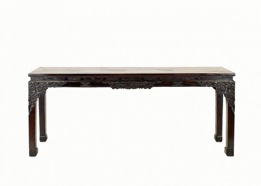 CRAVED ZITAN ALTAR TABLE WITH ROCOCO FLORAL MOTIF (1 of 10)