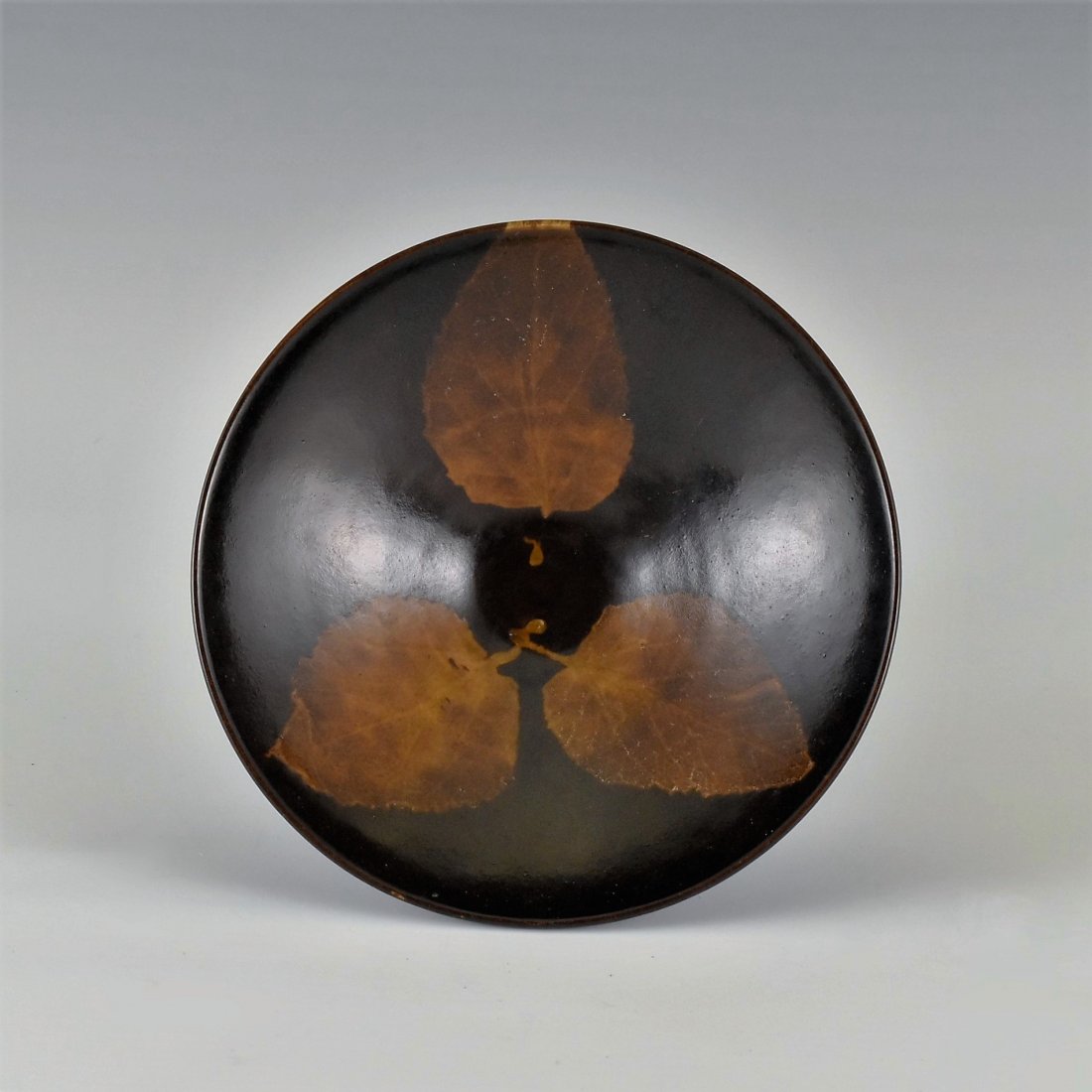 3 PRE-ROTTED LEAF JIZHOU WARE TEA BOWL (1 of 8)