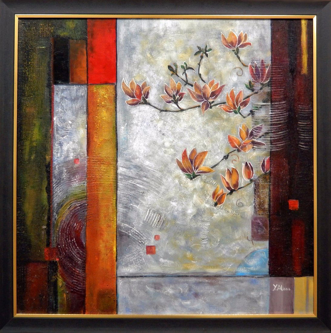 Y ALISSA, FLORAL ABSTRACT (1 of 1)