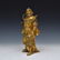 QING GILT BRONZE BHODISATTVA BUDDHA STANDING - 4