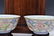 PAIR OF ENAMEL BOWLS IN WOODEN BOX - 10