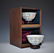 PAIR OF ENAMEL BOWLS IN WOODEN BOX - 2