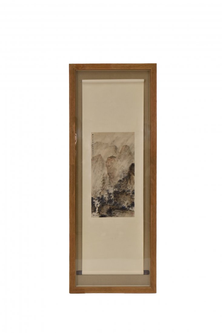 FU BAOSHI, FRAMED LANDSCAPE PAINTING (1 of 15)