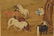 LANG SHINING, QING HORSE SILK PAINTING SCROLL - 5