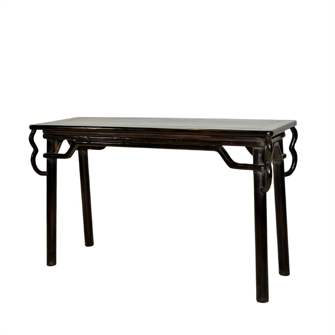 19TH C CARVED ZITAN SIDE ALTAR TABLE (1 of 17)