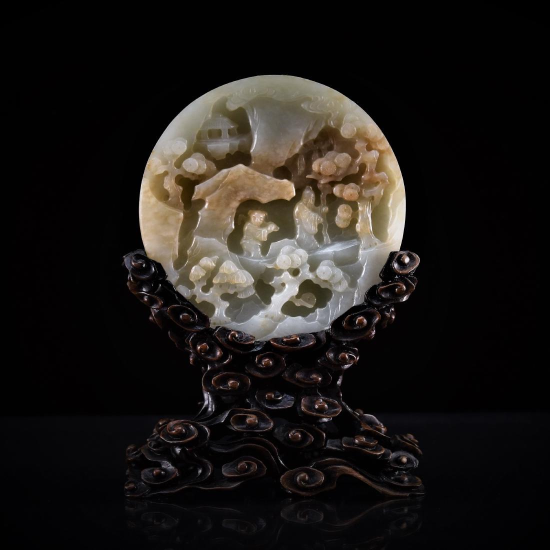 CIRCULAR JADE PANORAMIC TABLE SCREEN (1 of 11)