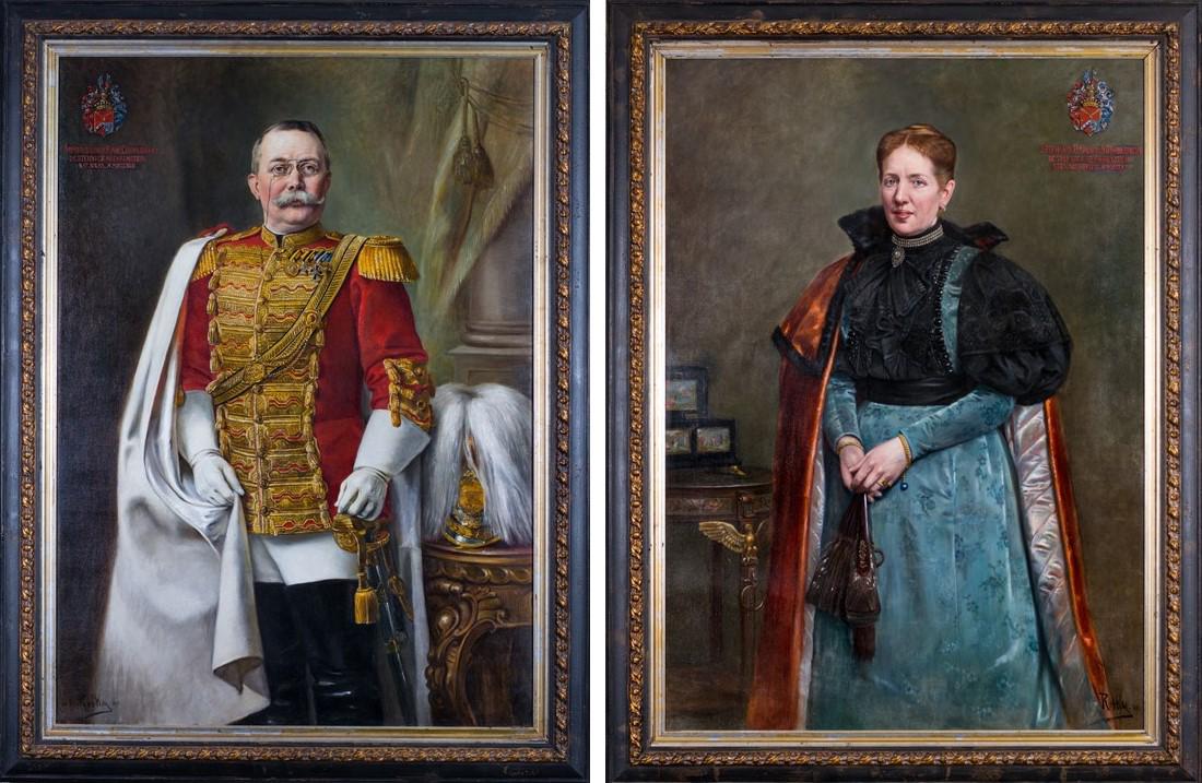 HANNA VON ROTHKY , PAIR OF BARON & BARONESS  1861-1934 (1 of 10)