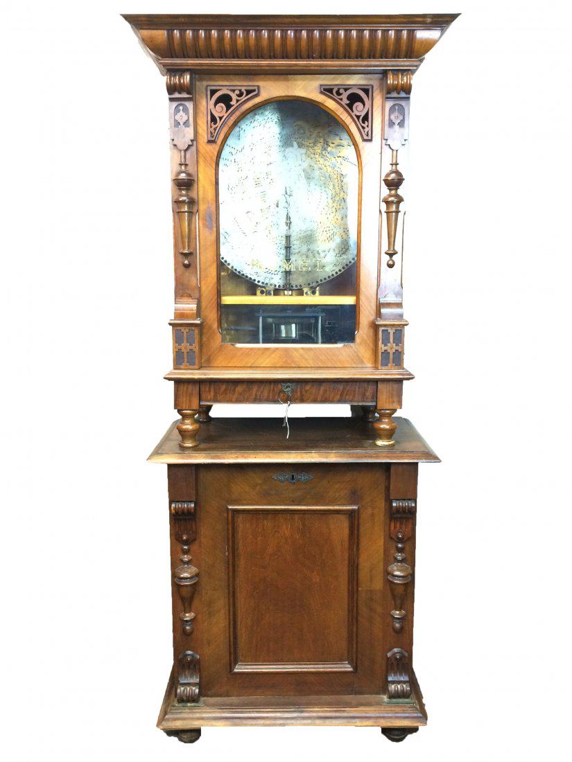 ANTIQUE 19/20TH C KOMET WALNUT COIN-OP DOUBLE COMB (1 of 1)