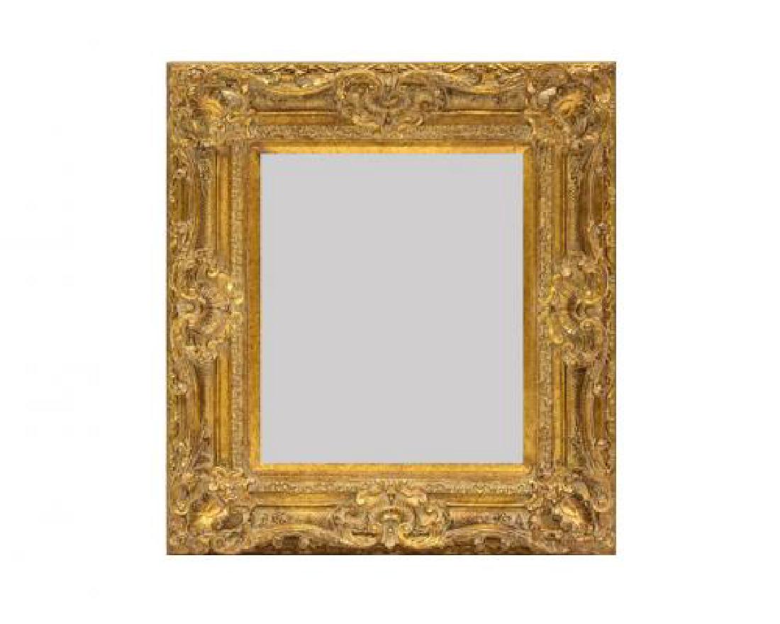 GILT WOODEN FRAME MIRROR (1 of 1)