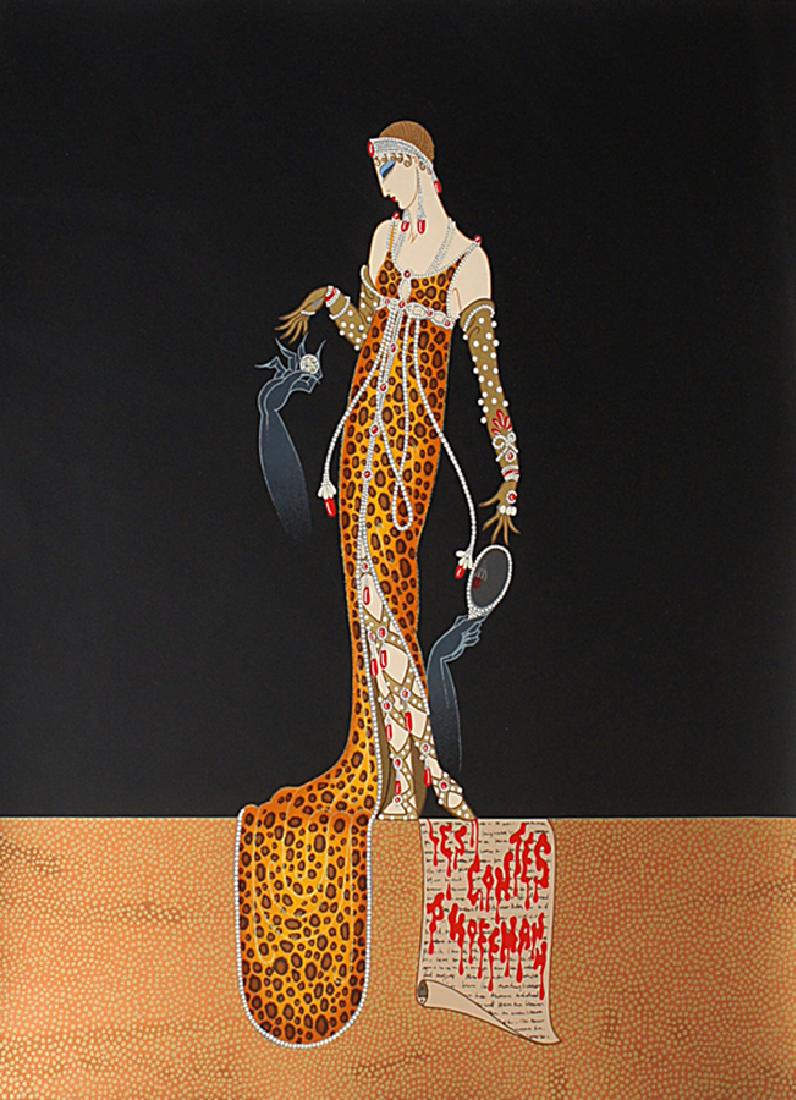Erte (Roman Petrovich Tyrtov),  Russian 1892-1990, (1 of 3)