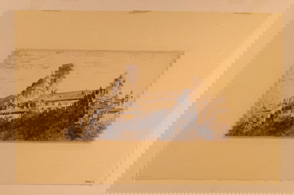 ARMS, JOHN TAYLOR: American 1887-1953 Title: "Angouleme" and "Destroyer in Wet Basin at Federal Shipbuilding and Drydock", two works,, 1924, 1943 Description: etchings, ,each signed in pencil, dated,,va