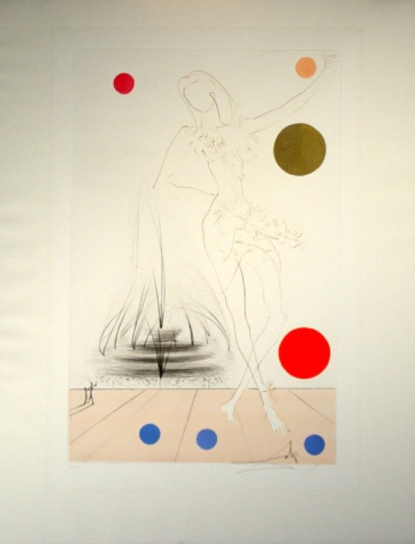 DALI, SALVADOR Title: "Buckingham Fountain