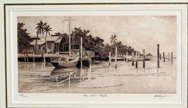 THOMPSON, S.M., American-20th century,: Title: collection of six framed bird prints, total of ten prints, see photos, etchings printed in colors,,c 2005, each signed by the artist, from small numbered editions,, , , , Size info: , ,plate si