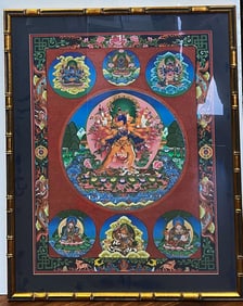 Tibitian Thangka Painting,French 1869-1954