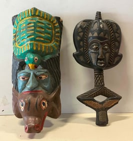 A_collection_african_masks,