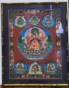 Tibitian Thangka Painting,French 1869-1954
