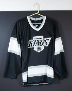 Los Angeles Kings: Los Angeles Kings, Los Angeles Kings Blank Jersey, Medium, 100% Polyester, Home Jersey,CCM, quantity: 1 ,condition:a couple of small stains, may be removable,no tags