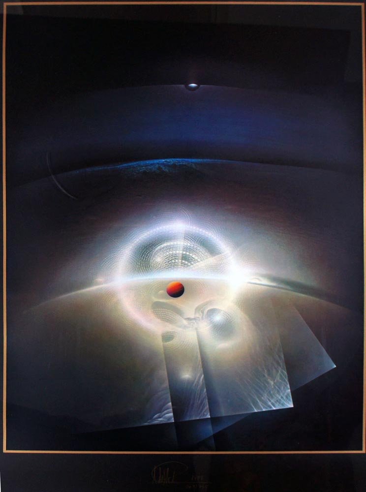 Nottebohm, Andreas , German/American b. 1944,: Title: (untitled), screenprint on paper,, 2002, signed by the artist lower left,, numbered 143/145 , , , Size info: ,sheet: 35 by 26 in. (90 x 65 cm.) , , Framing: Floated on archival mo