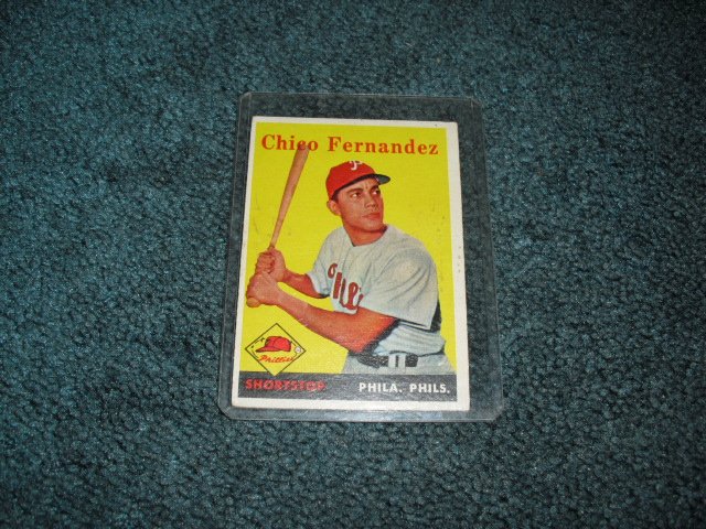 1958 Topps Chico Fernandez Philadelphia Phillies: 58 Topps