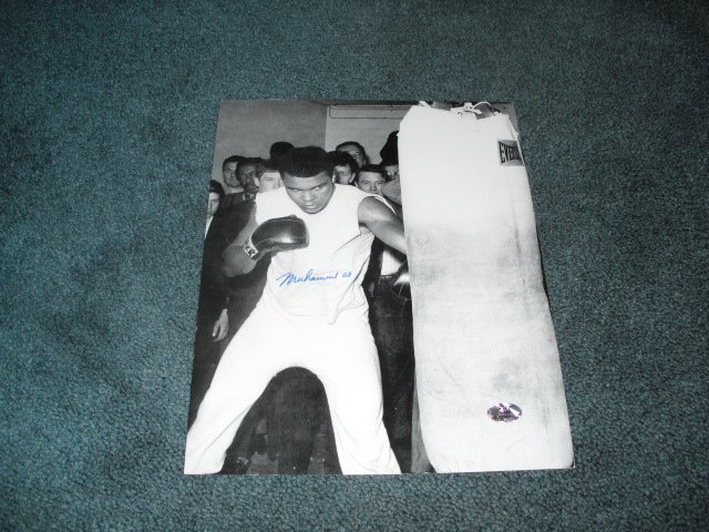 Muhammad Ali Autograph 8x10 Photo W/COA: W/COA