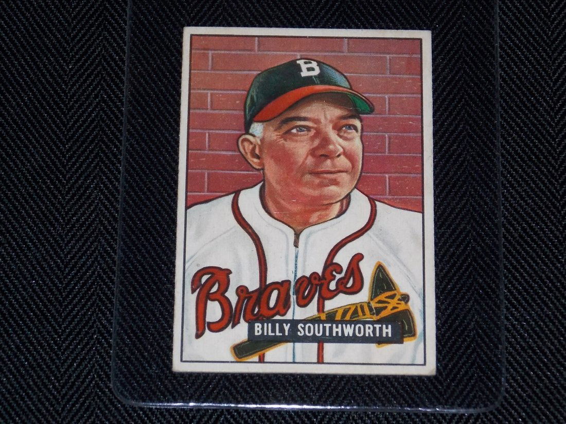 Billy Southworth, BOSTON BRAVES, 1951 Bowman: 1951 Bowman