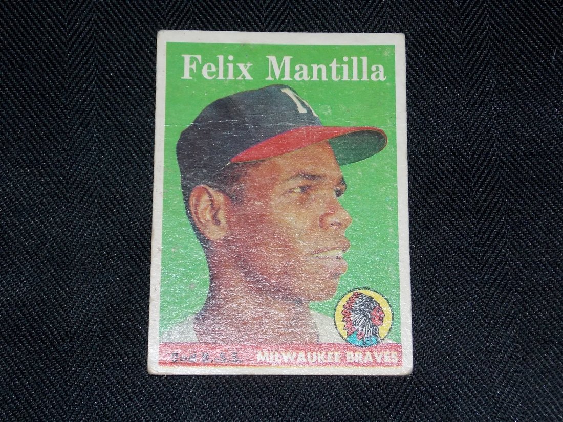 1958 Topps: Felix Mantilla, Milwaukee BRAVES, 1958 Topps