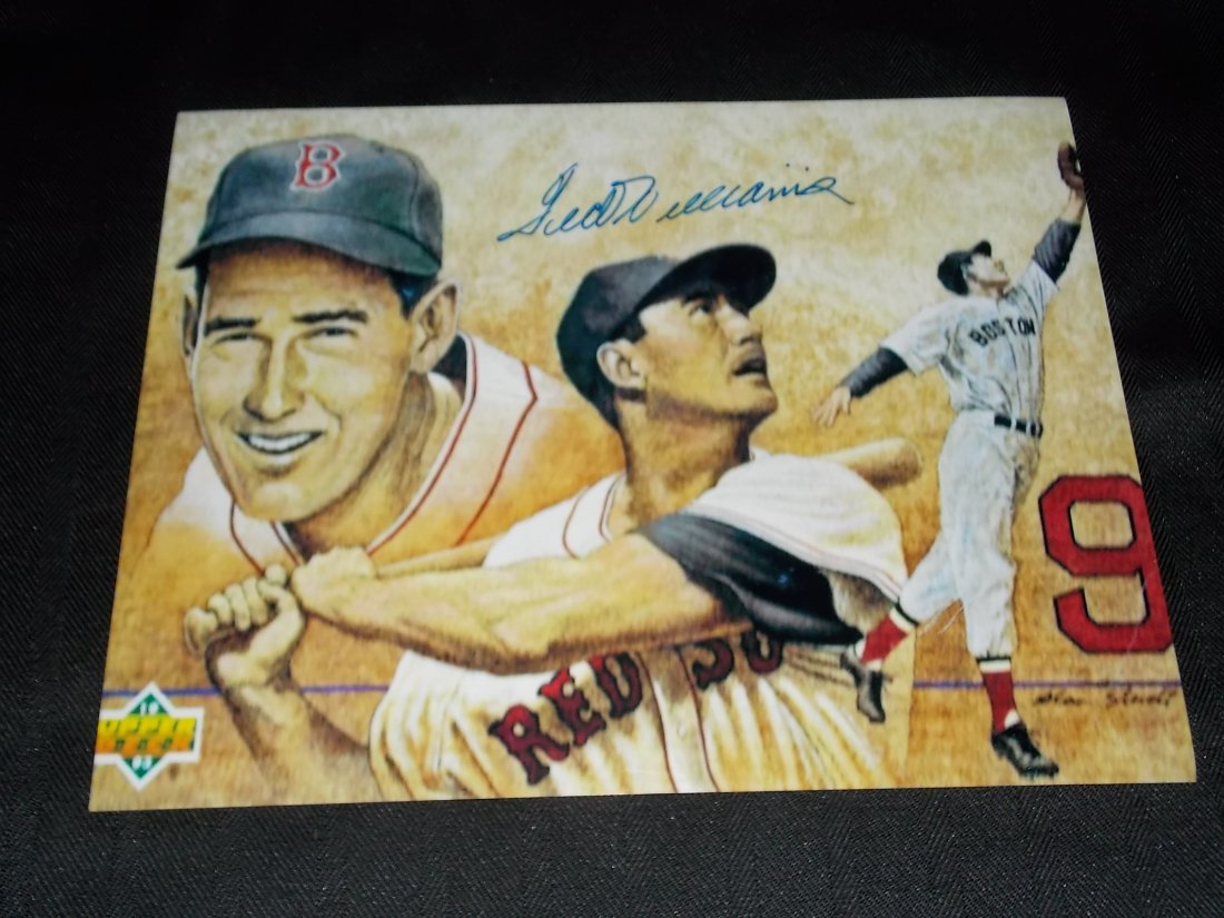 Ted Williams: Ted Williams, Autographed 8x10 Photo, W/COA
