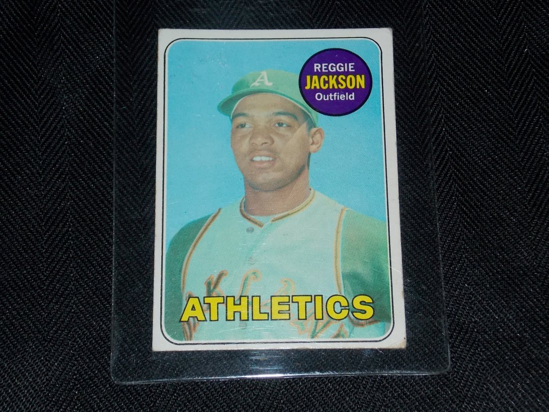 1969 Topps: ROOKIE, Reggie Jackons, Oakland Athletics, 1969 Topps