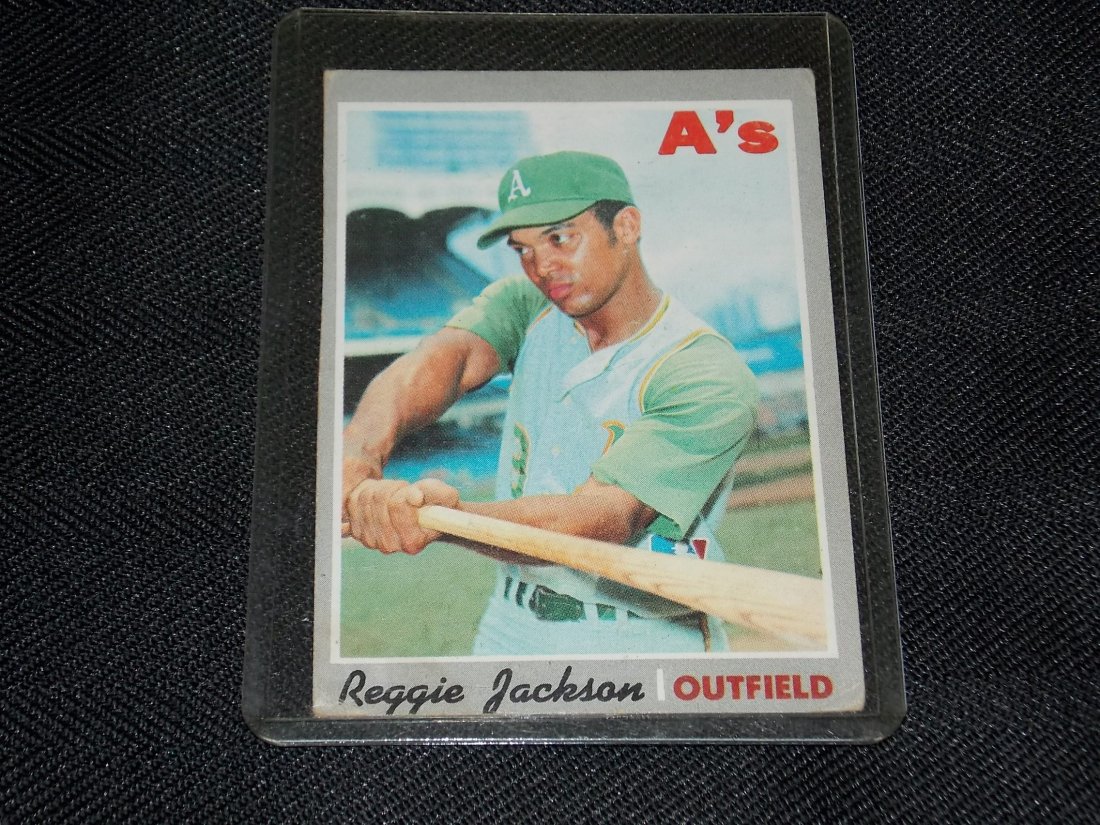 1970 Topps: REGGIE JACKSON, 1970 Topps, Oakland Athletics