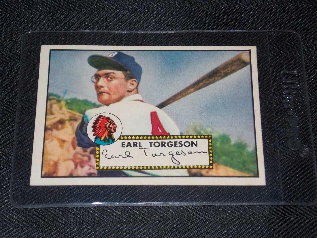 1952 Topps: 1952 Topps EARL TORGESON, Cleveland INDIANS