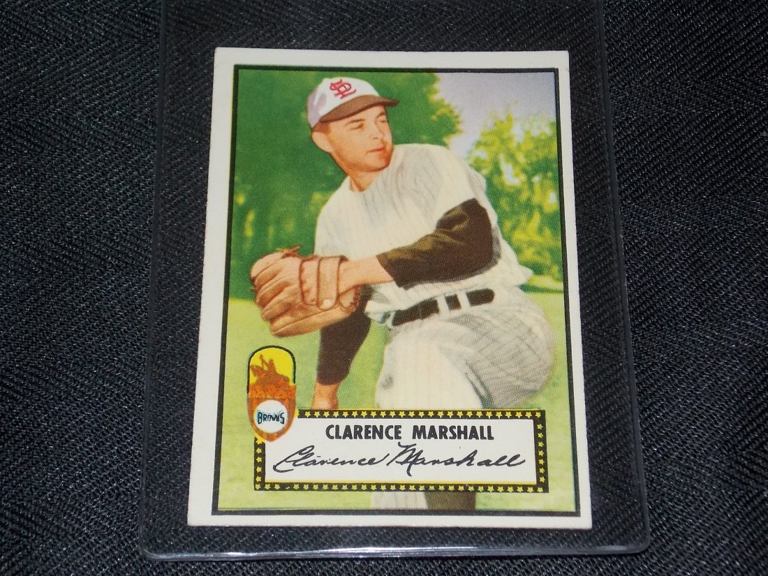 1952 Topps: 1952 Topps Clarence Marshall, St. Louis BROWNS
