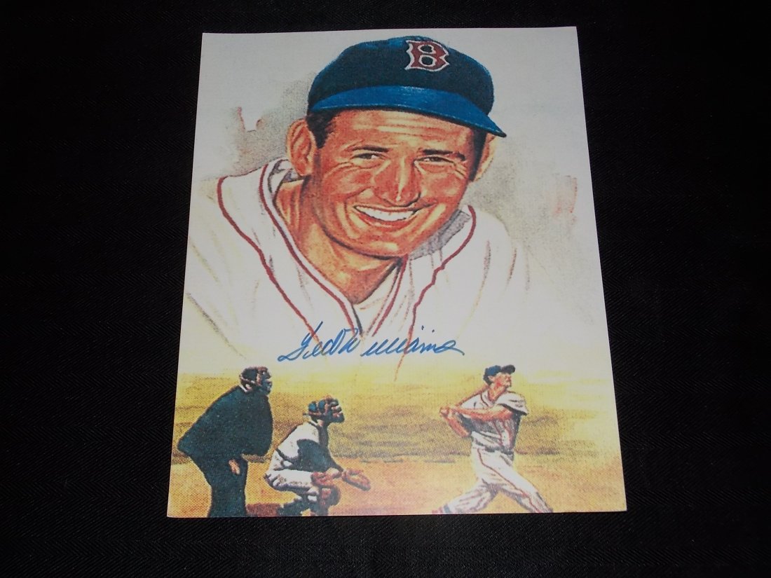 Ted Williams: Ted Williams Autographed 8x10 Photo, w/COA