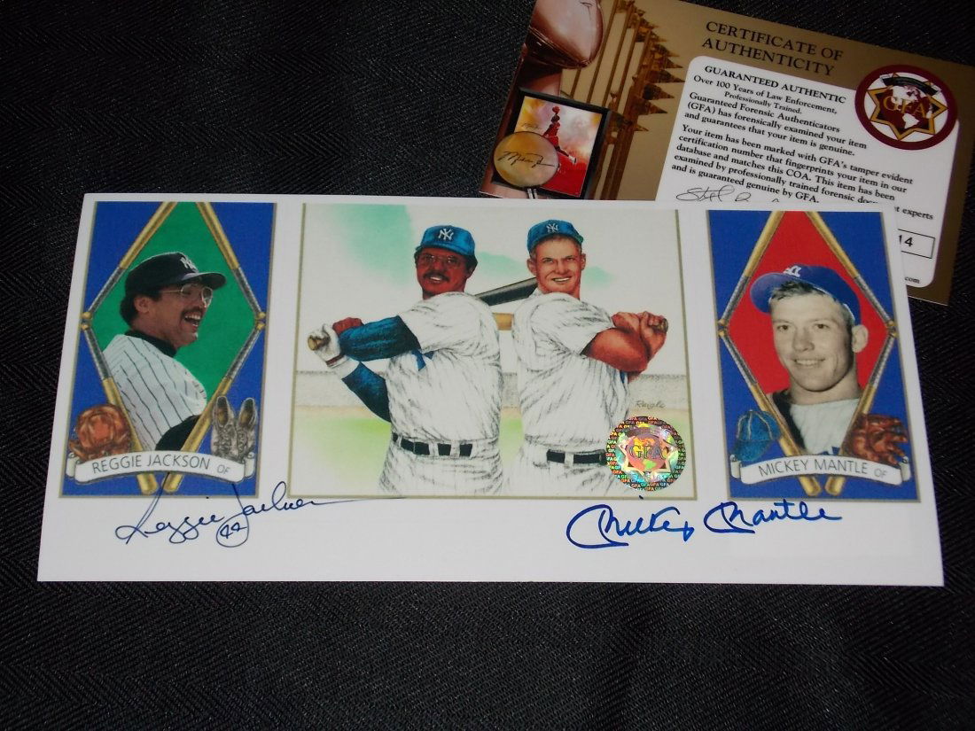 Reggie Jackson & Mickey Mantle (1 of 1)