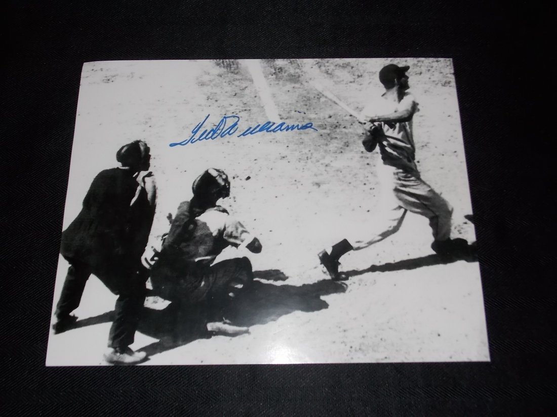 Ted Williams: Ted Williams, Autographed 8x10 Photo, w/COA