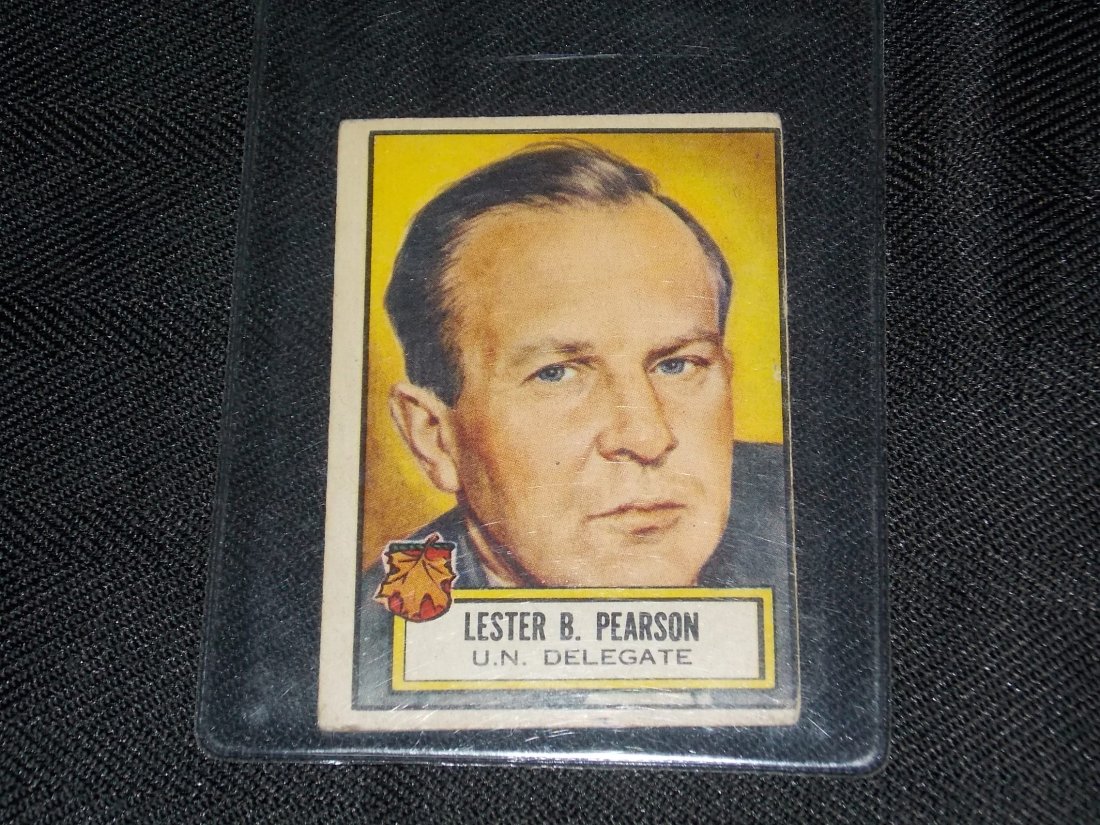 1952 Topps Look n' See: 1952 Topps Look n' See, Lester B. Pearson, Un Delegate
