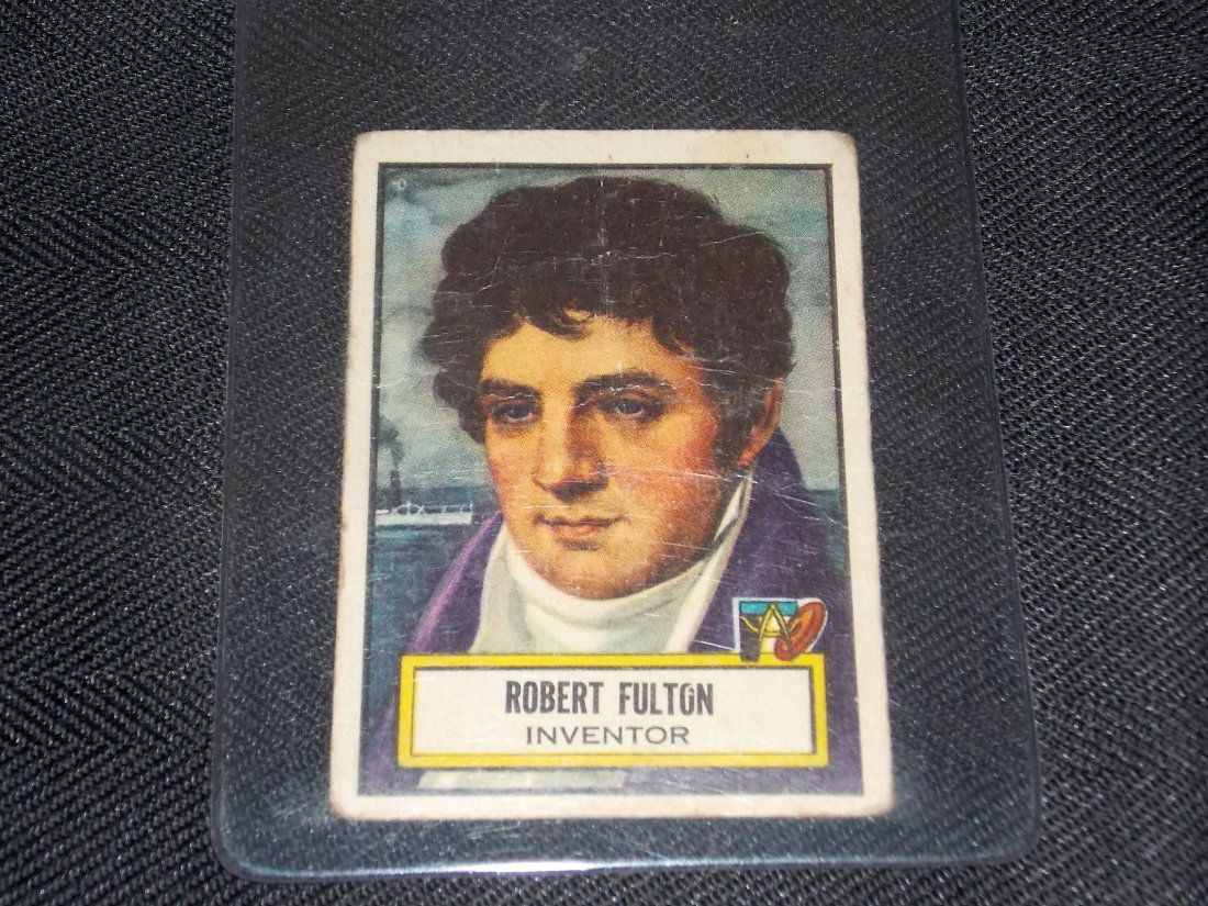 1952 Topps Look n' See: 1952 Topps Look n' See, Robert Fulton, Inventor