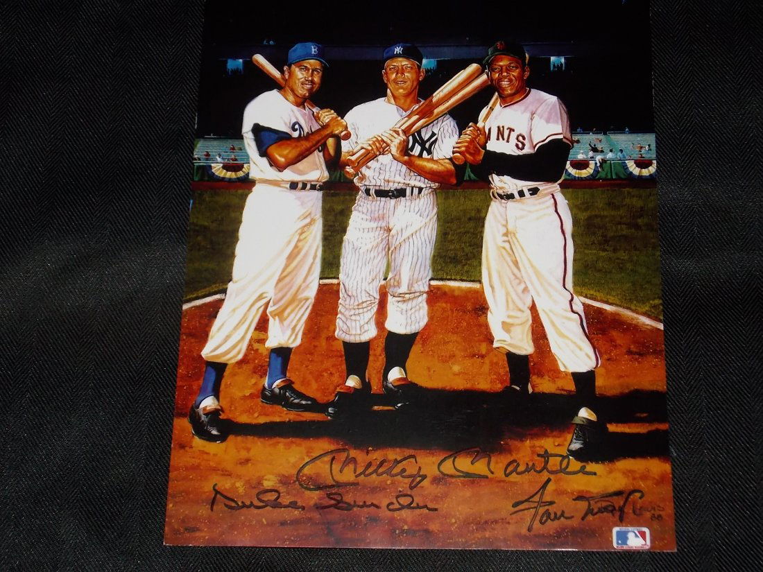 Mantle, Snider, Willie Mays (1 of 1)