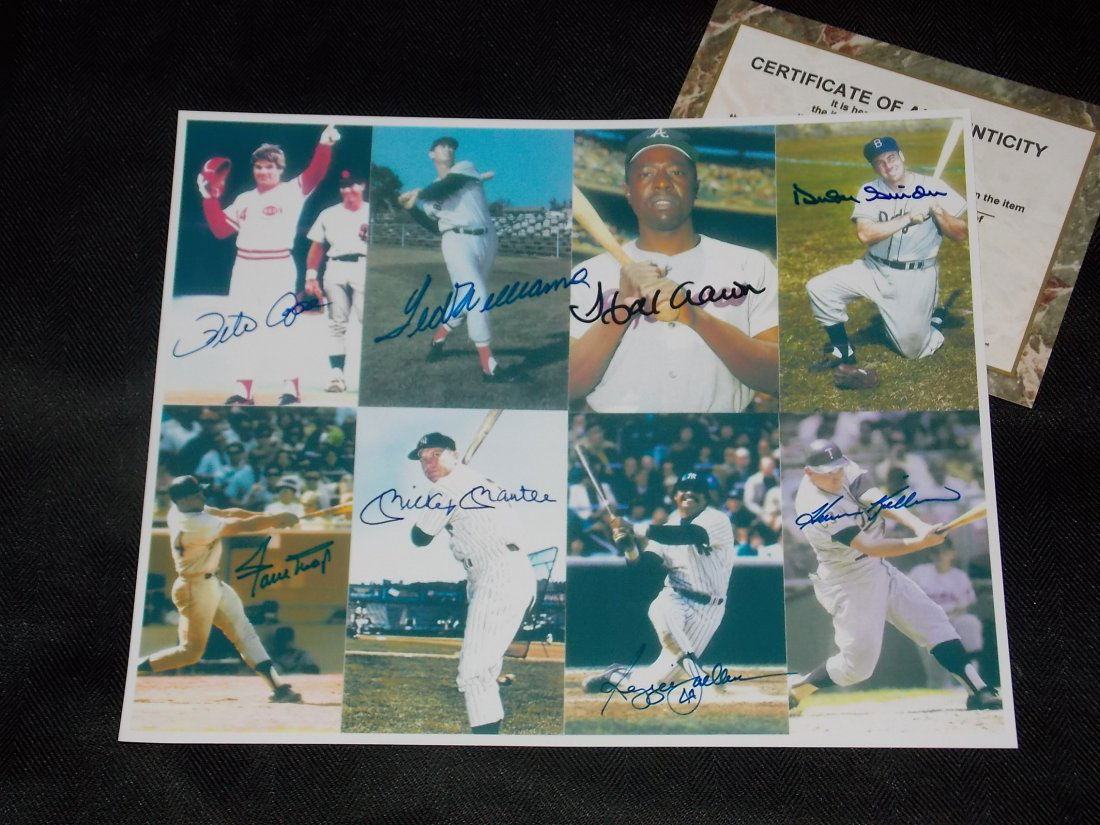 8 Autographed Stars (1 of 1)