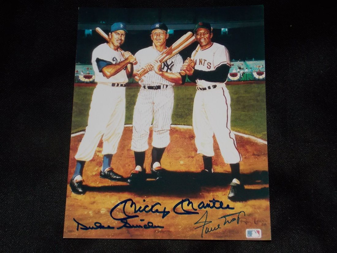 Mantle, Snider, Willie Mays (1 of 1)
