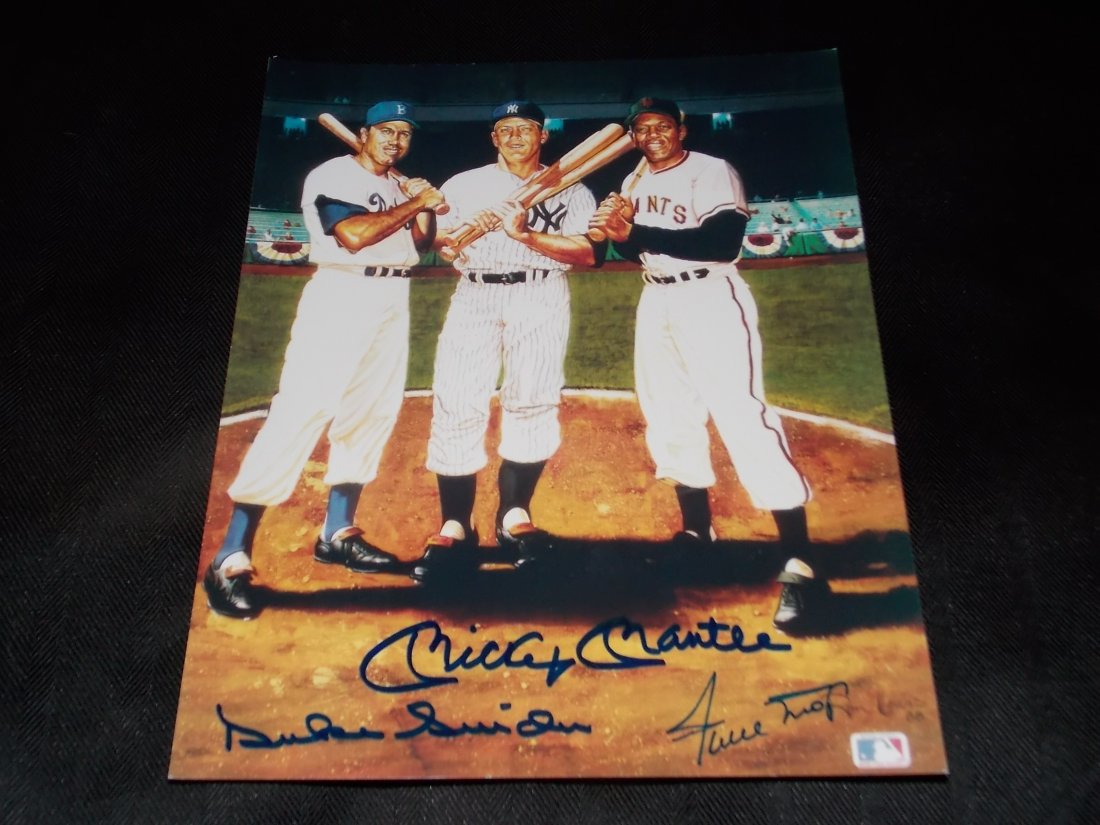 Mantle, Snider, Willie Mays (1 of 1)