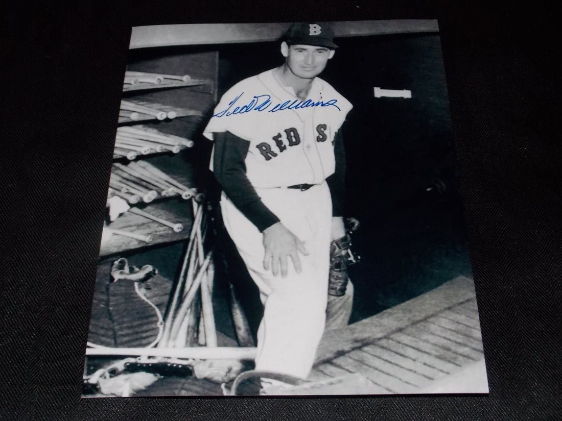 Ted Williams: Ted Williams, Autographed 8x10 photo, w/COA