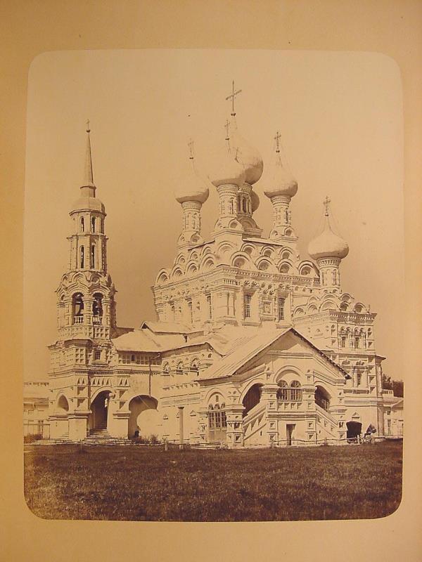 Russian antique Photo Scherer & Nabholz: Rare Russian antique Photo Scherer & Nabholz , church, 13 1/4" x 10 5/8"