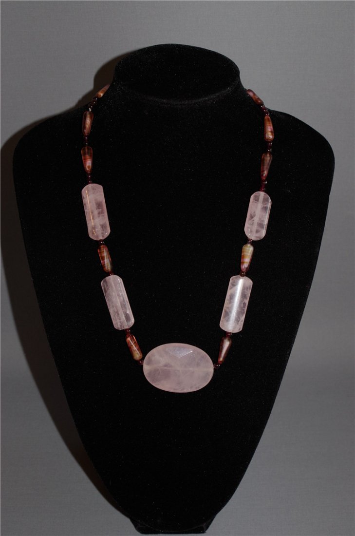 Pink Crystal Necklace (1 of 4)