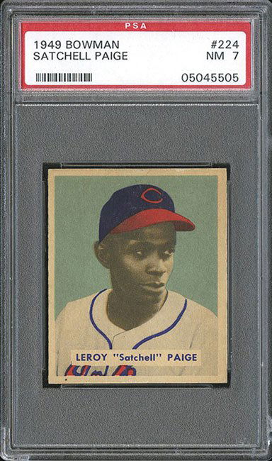PSA 7 1949 Bowman #224 Satchel Paige (1 of 2)
