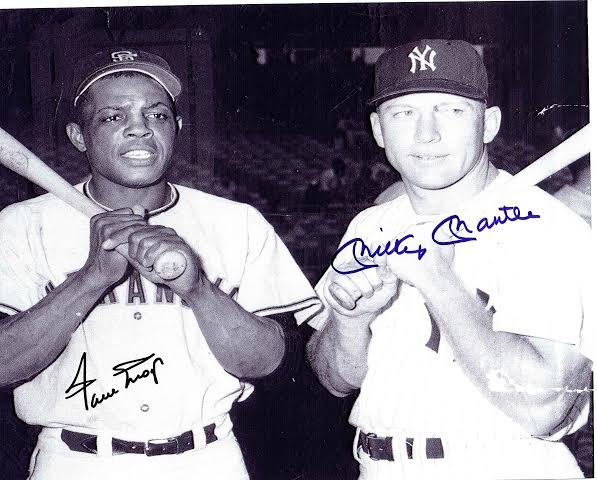 Willie Mays and Mickey Mantle Signed 8 x 10 Photograph: Willie Mays and Mickey Mantle Signed 8 x 10 Photograph Certified by Score Board. Orig/Reprint: Original League: MLB Team: New York Yankees Player: Mickey Mantle Certified By: James Spence Authenticati