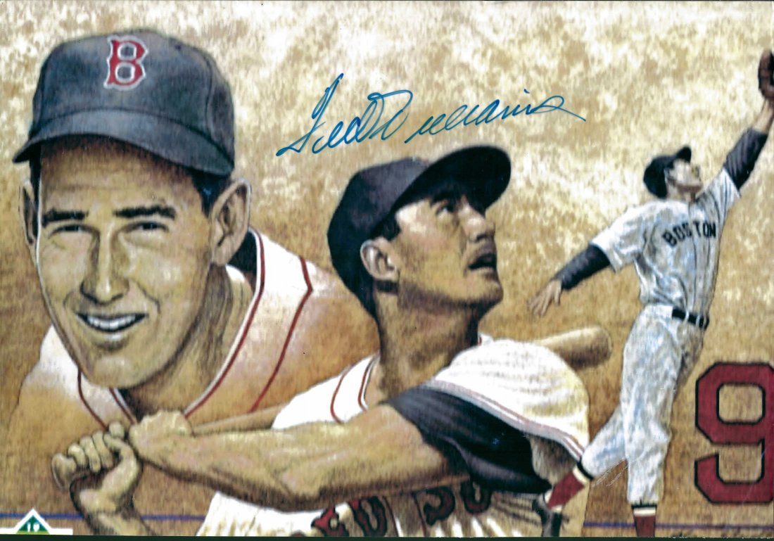 Ted Williams Signed Print 8 x 10: Ted Williams Signed Print 8 x 10